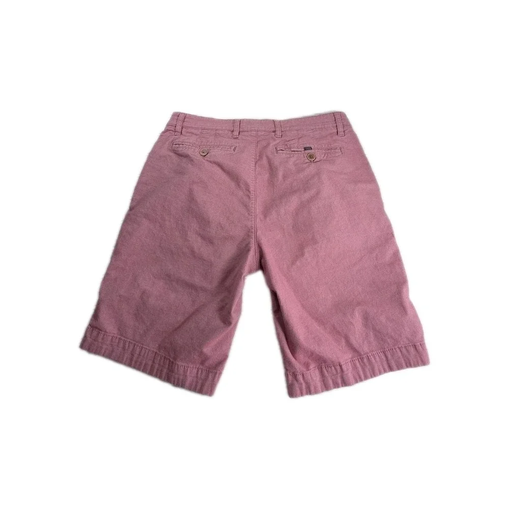 Ted Baker‎ LONDON Men's PINK Casual Chino Shorts 32 R Flat Front